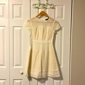 Banana Republic eyelet skater style cocktail dress Size Small
